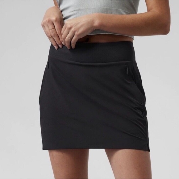 Athleta Pants - Athleta SoHo Skort Skirt Shorts Black Athleisure Golf Tennis Activewear Sz 18